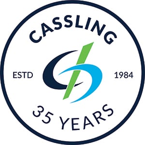 Cassling - 35 year Anniversary logo