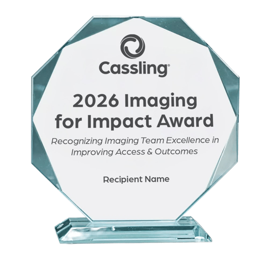 2026 Imaging for Impact Award plaque