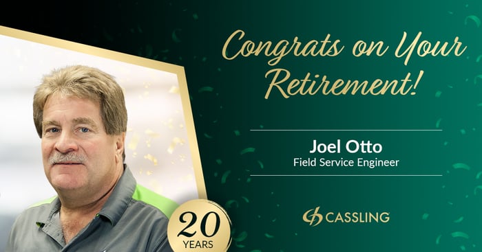 Joel Otto Congrats on your Retirement