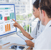 Healthcare team analyzing data