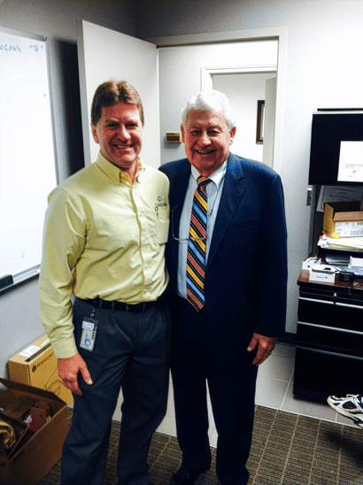 Duane Losh with Bob Cassling