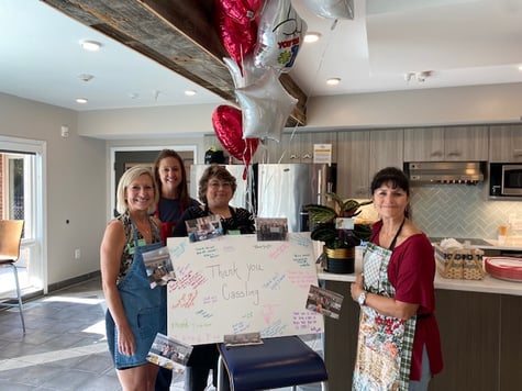 Jennifer White with Cassling/CQ team members