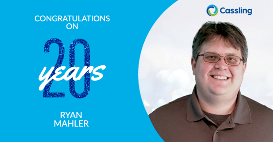 Ryan Mahler 20 Year Anniversary Graphic