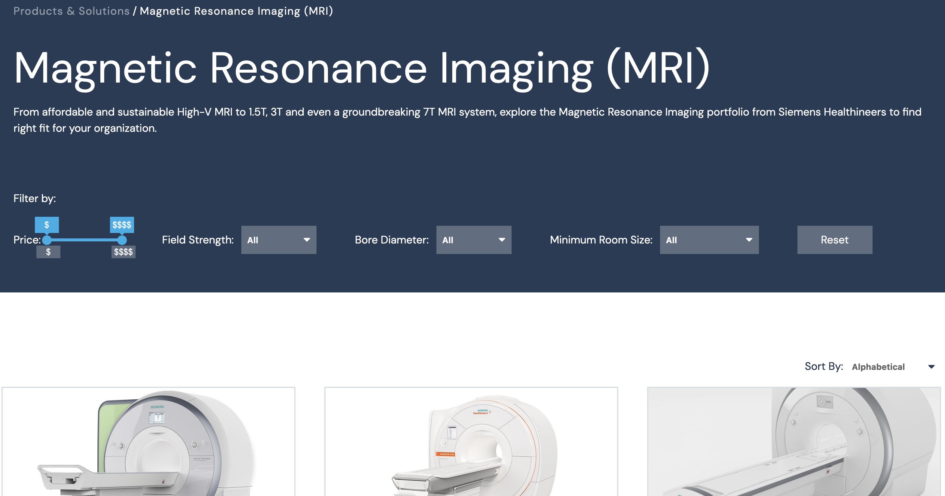 MRI Filtering Tool