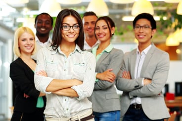 Diverse healthcare team