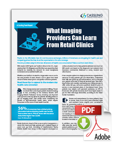 What Imaging Providers Can Learn From Retail Clinics