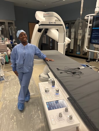 Yaribett with Imaging Equipment