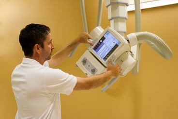 Equipment service x-ray