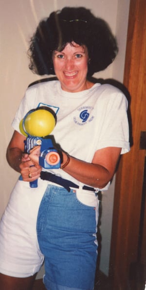 Deb with Squirt Gun