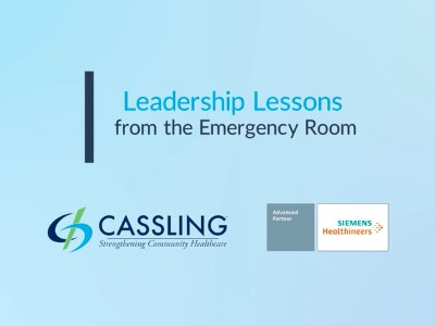 Leadership Lessons from the Emergency Room