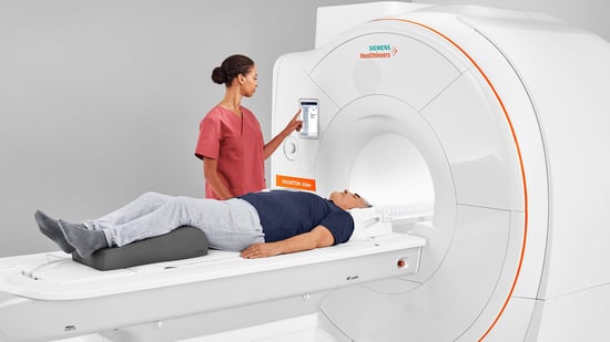 Patient About to Receive an MRI with Contrast